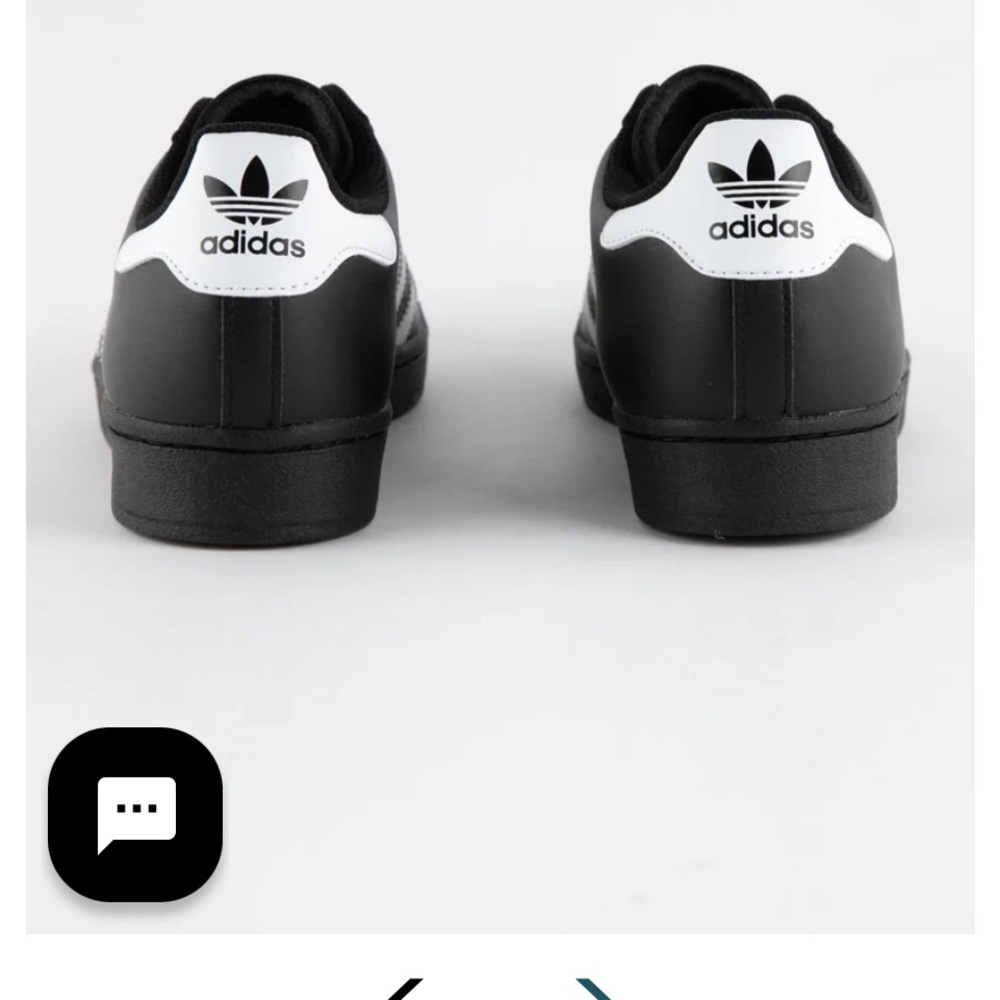 Adidas superstar sneakers set of two size 10 and 10 1/2 - Picture 4 of 7